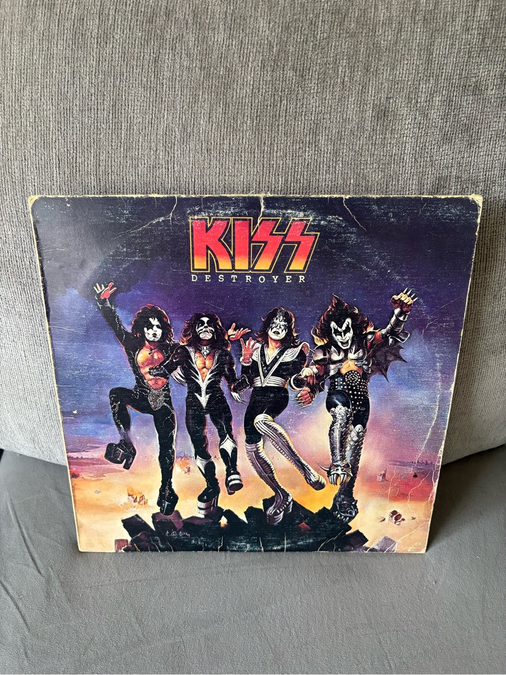 ORIGINAL Vtg 1976 KISS Album DESTROYER